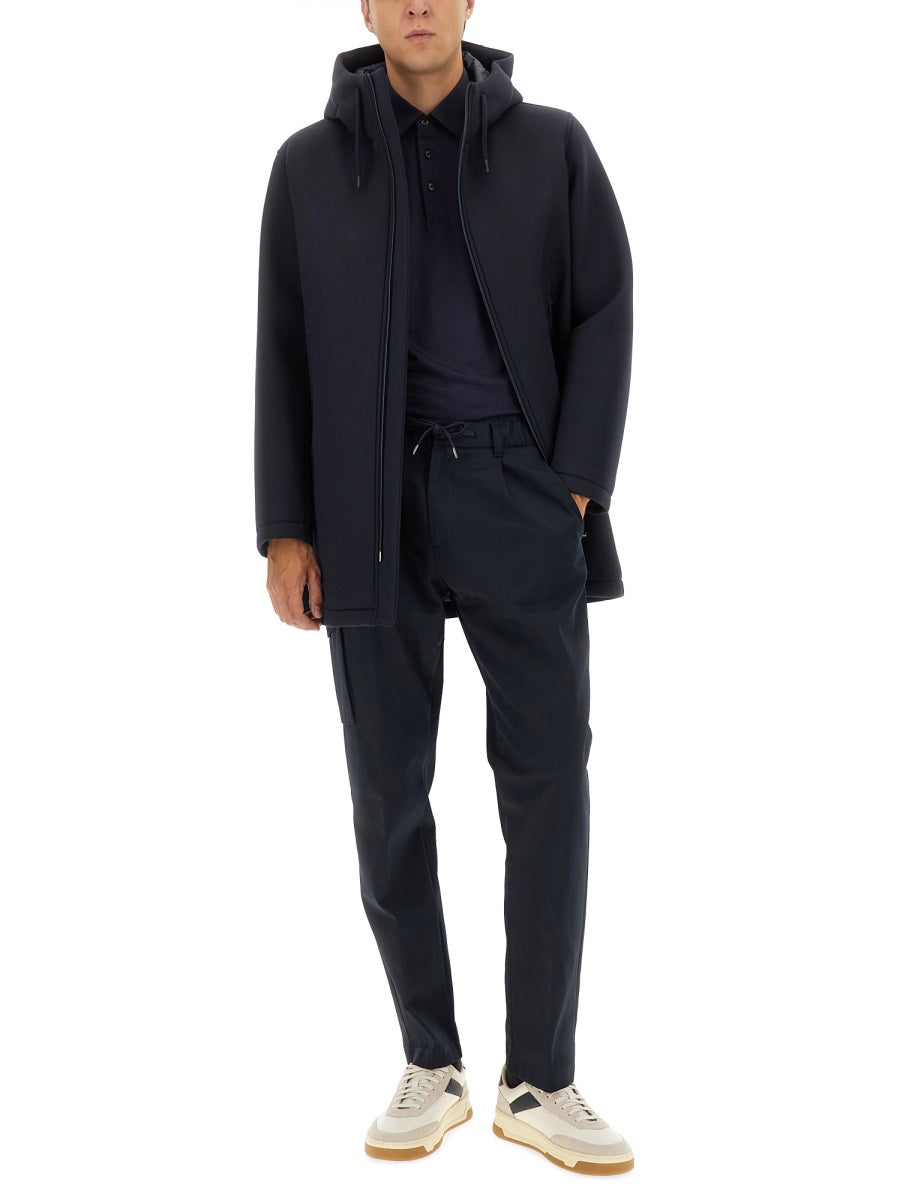 HERNO Men's Long Three-Layer Parka Jacket Size 48