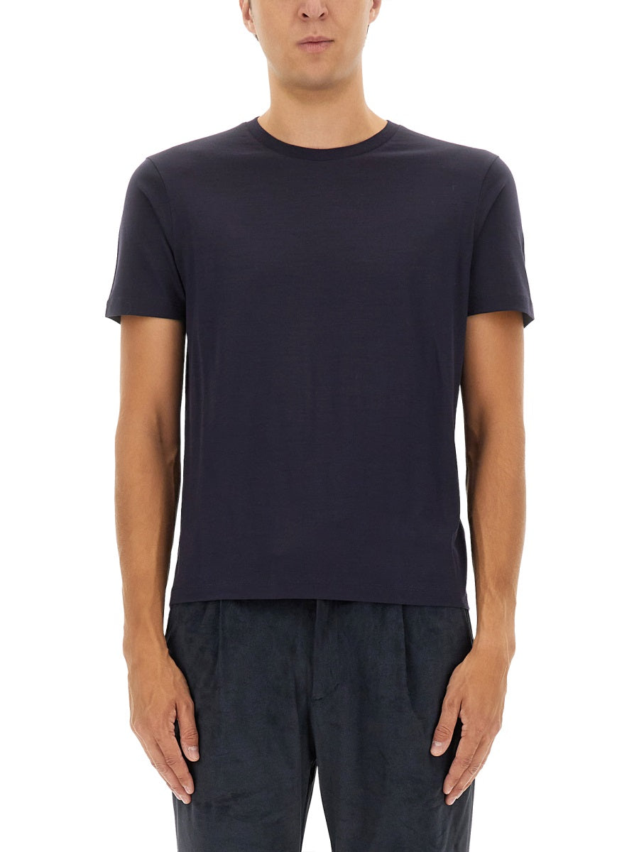 HERNO Men's 100% Wool T-Shirt - Size 48 IT