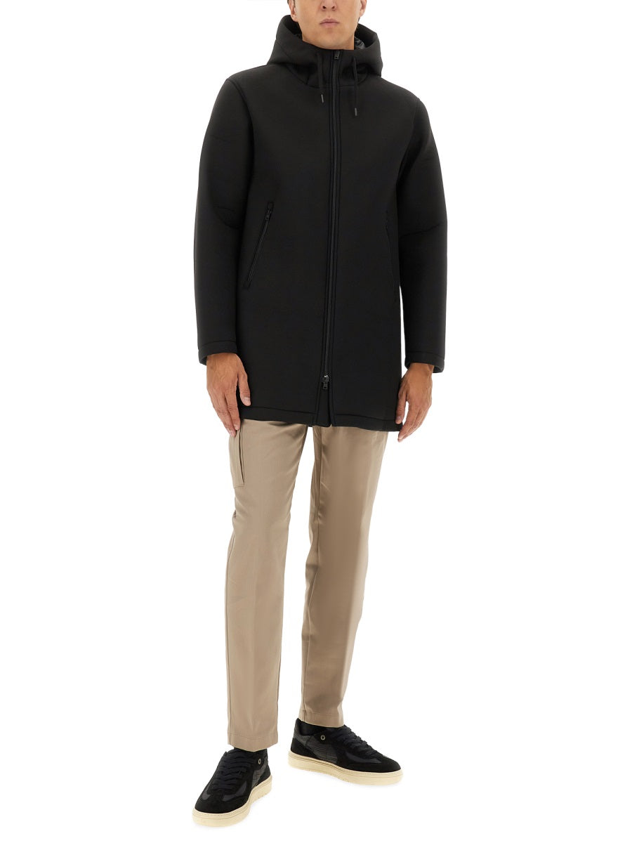 HERNO Three-Layer Scuba Parka Jacket - Size 48