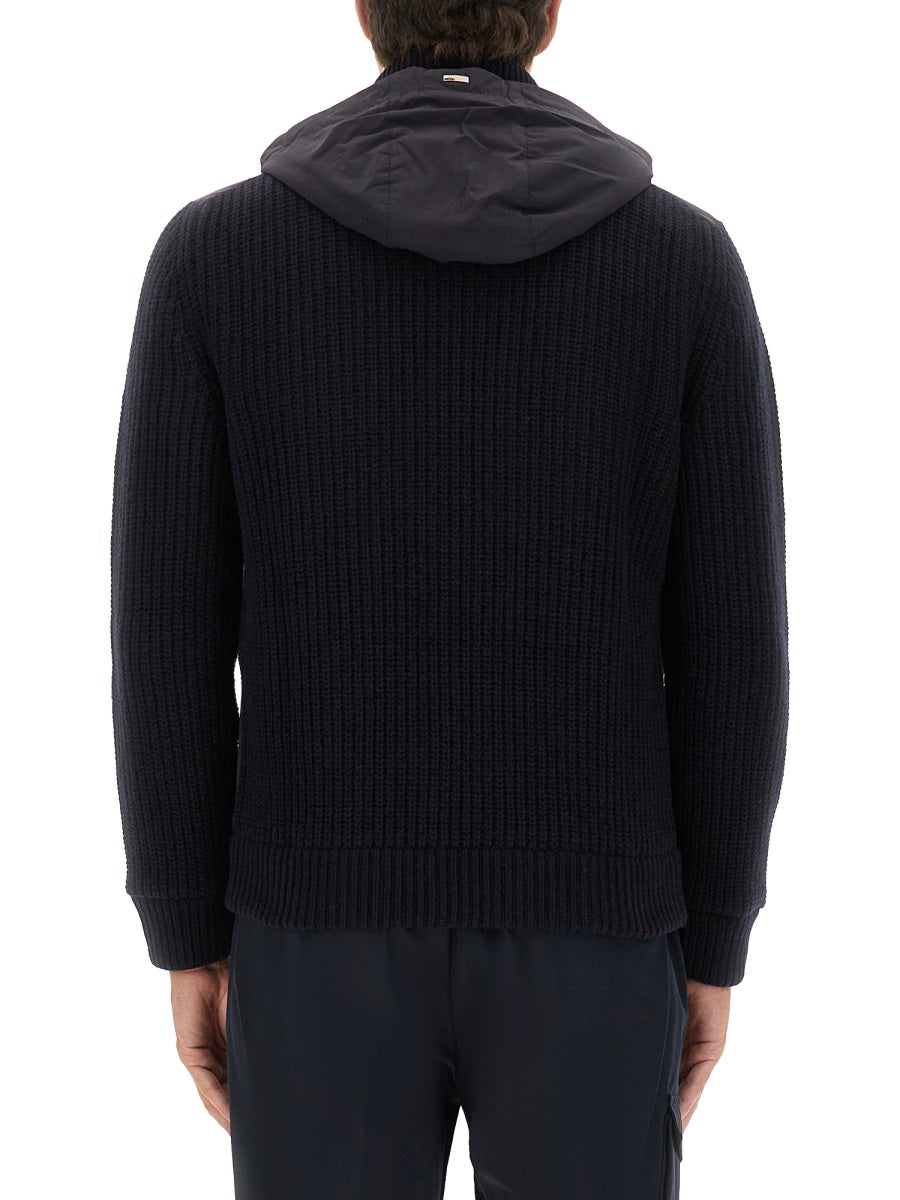 HERNO Resort Cardigan Jacket - Size 48