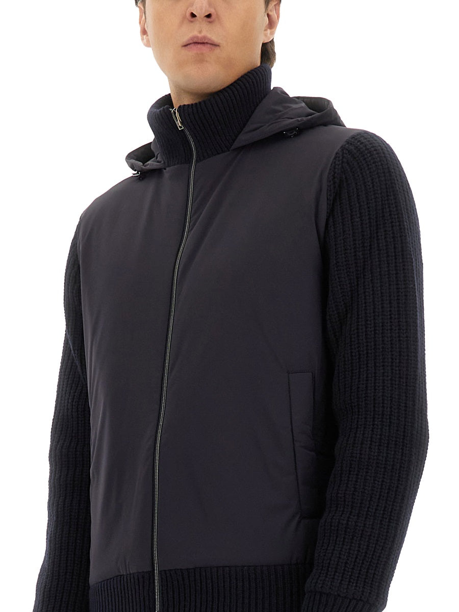 HERNO Resort Cardigan Jacket - Size 48