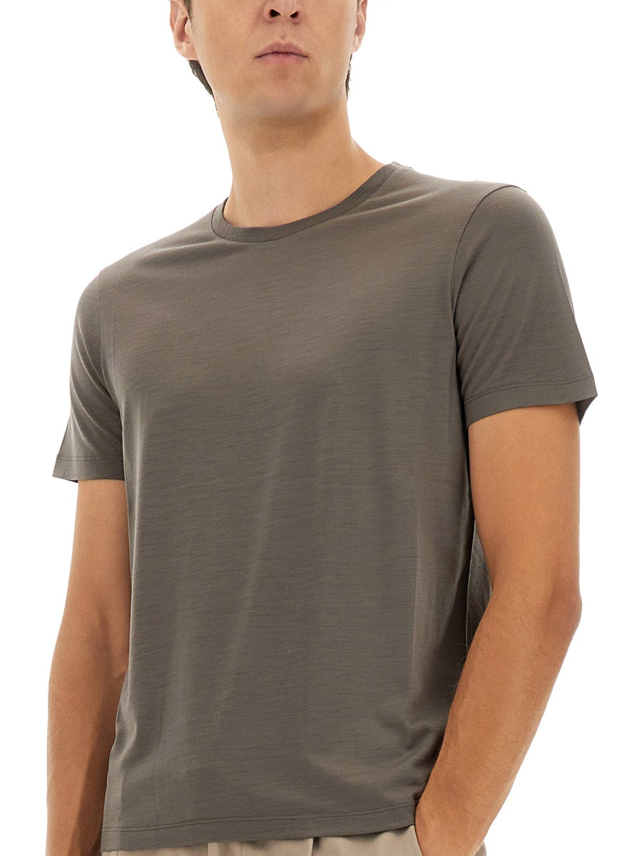 HERNO Men's Wool T-Shirt Size 48 IT