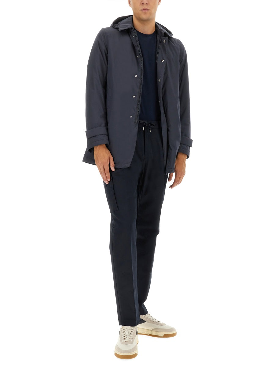 HERNO Windstopper Long Parka Jacket - Size 48