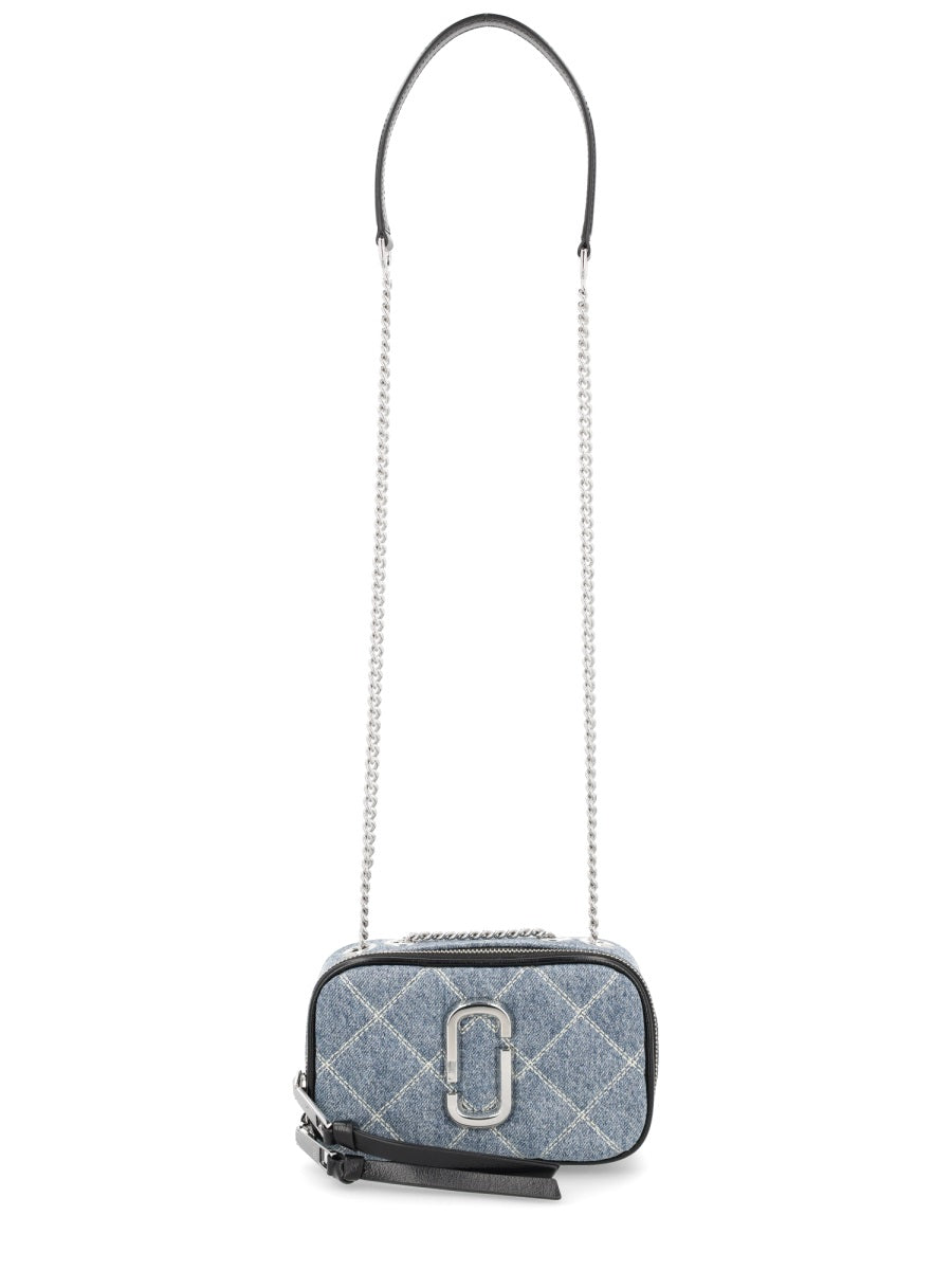 MARC JACOBS Quilted Denim Softshot Mini Handbag
