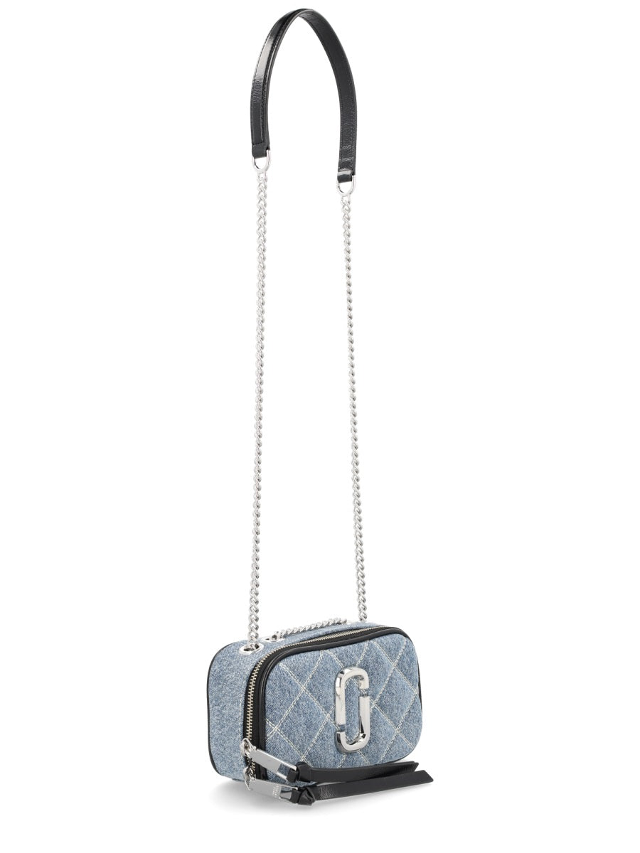 MARC JACOBS Quilted Denim Softshot Mini Handbag