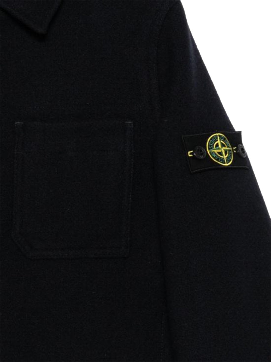 STONE ISLAND Unisex Mini Wool Blend Trench Coat