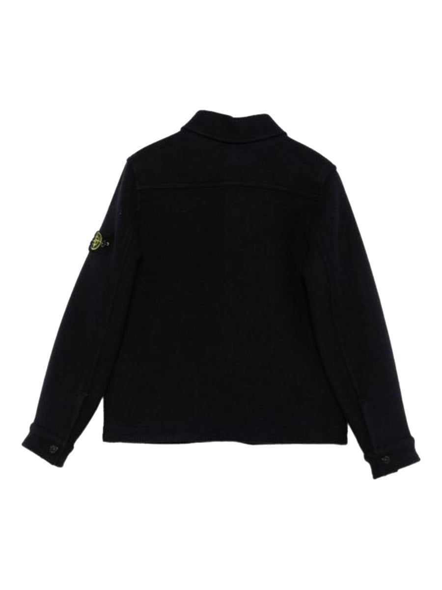 STONE ISLAND Unisex Mini Wool Blend Trench Coat