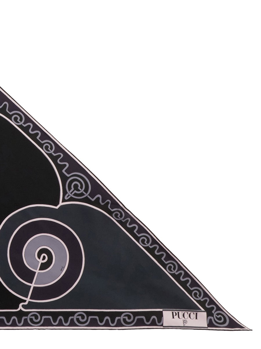 PUCCI Astro Print Triangle Scarf