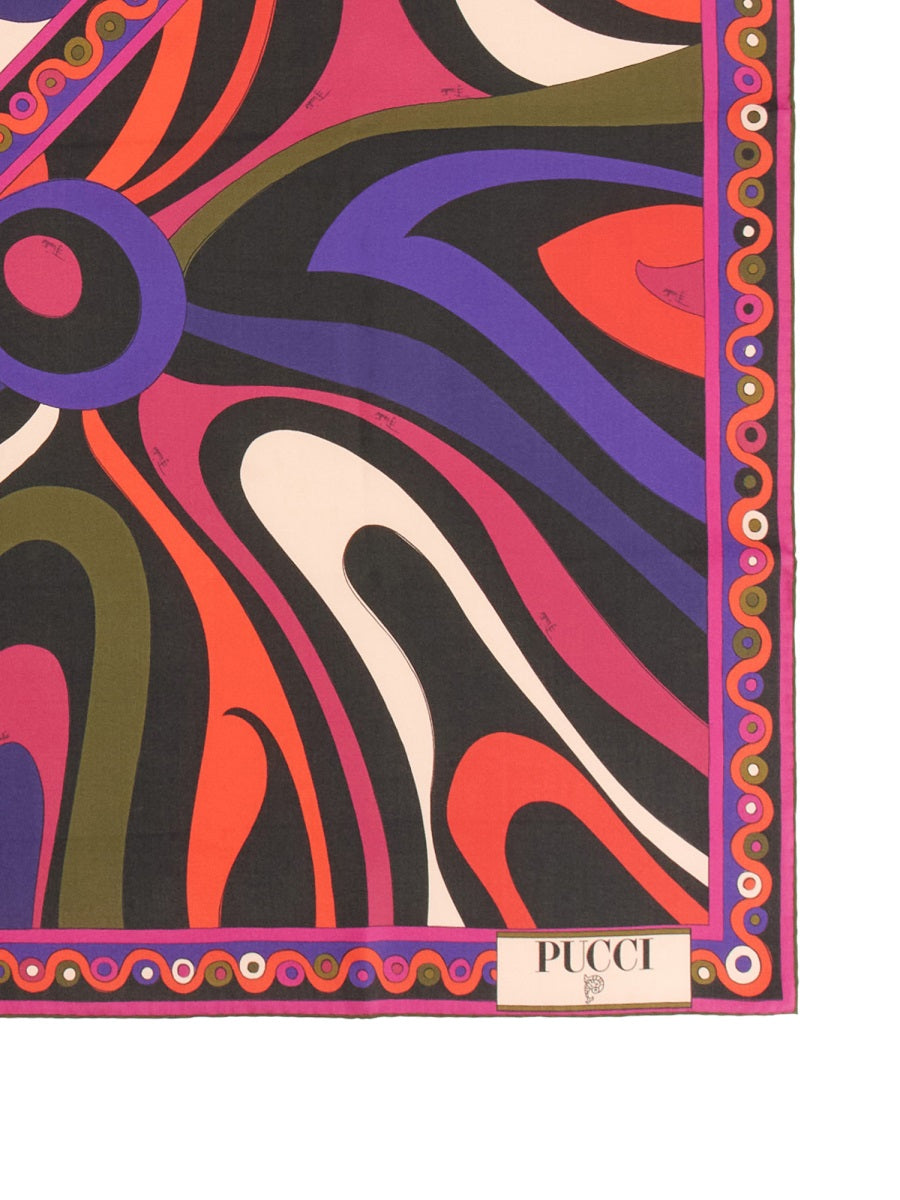 PUCCI Silk Scarf in Mixed Prints