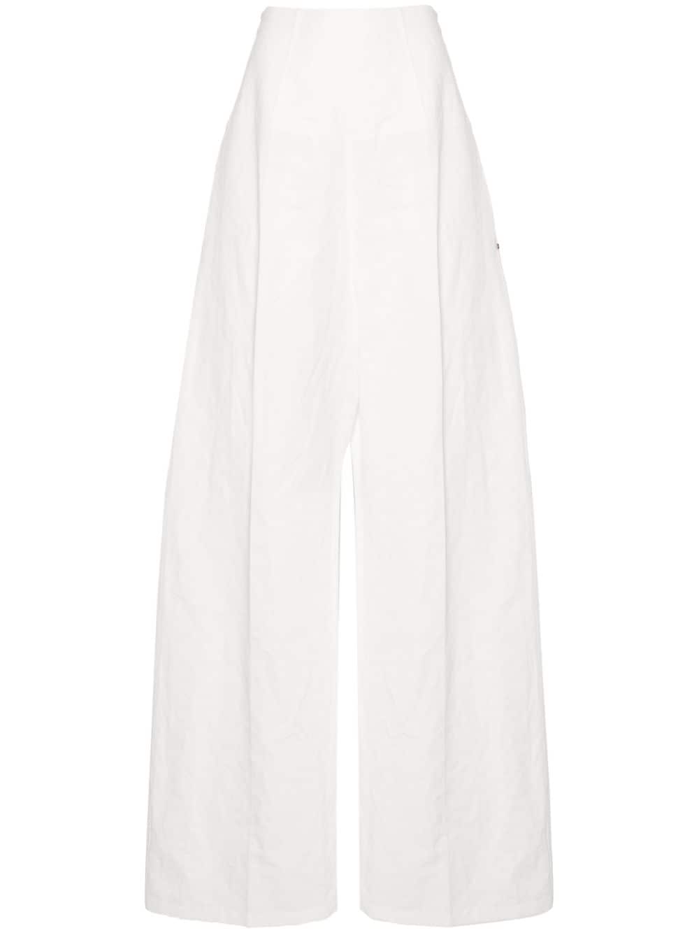 MAX MARA SPORTMAX Linen and Cotton Blend Trousers