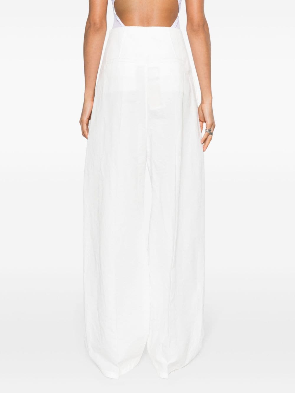 MAX MARA SPORTMAX Linen and Cotton Blend Trousers
