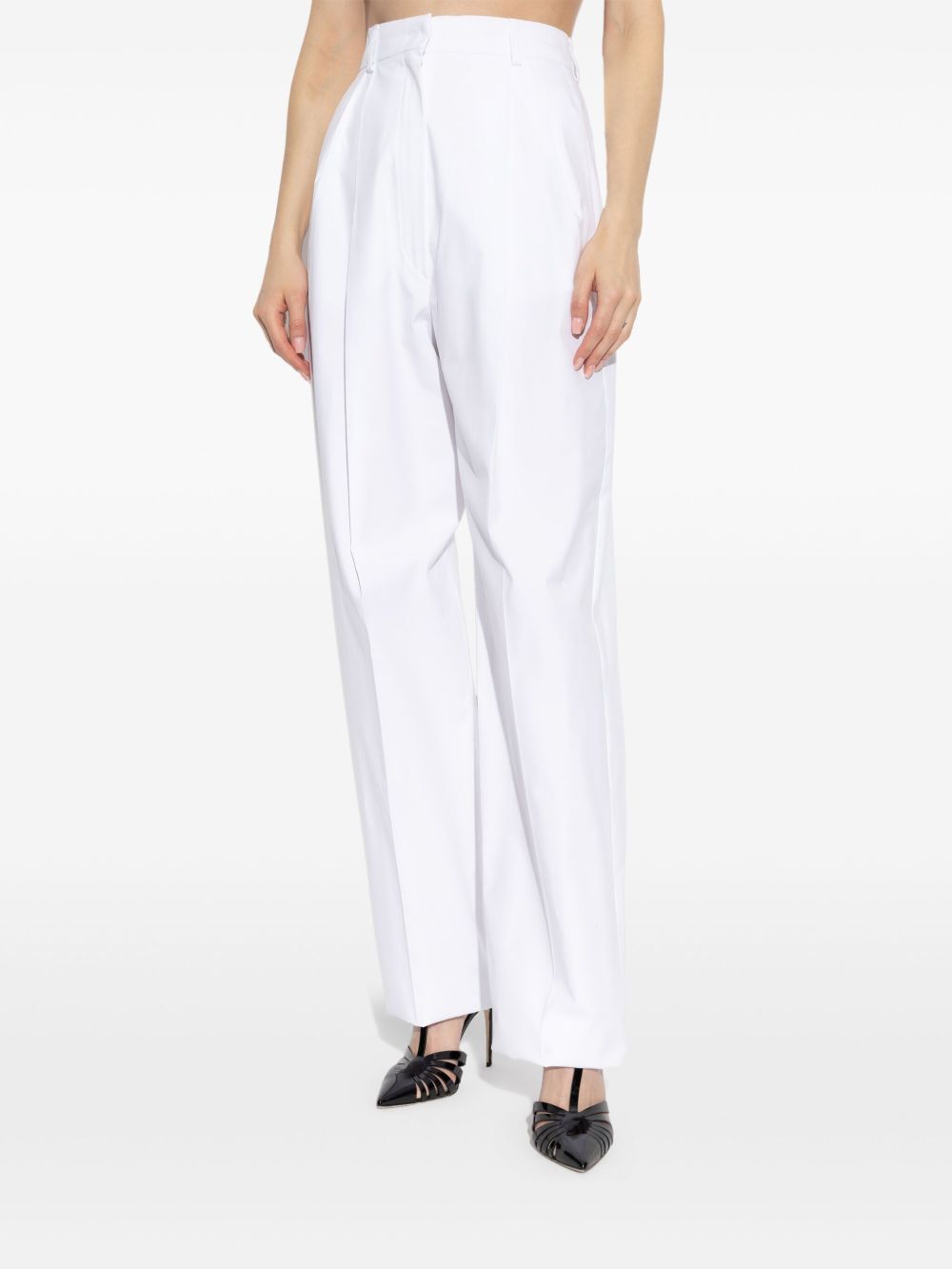 MAX MARA SPORTMAX 100% Cotton Trousers for Women - Perfect for Spring/Summer 2025