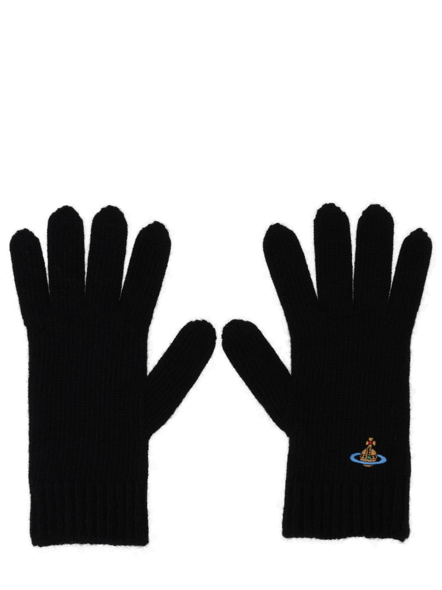 VIVIENNE WESTWOOD Luxurious Cashmere Gloves for Women - FW25 Collection