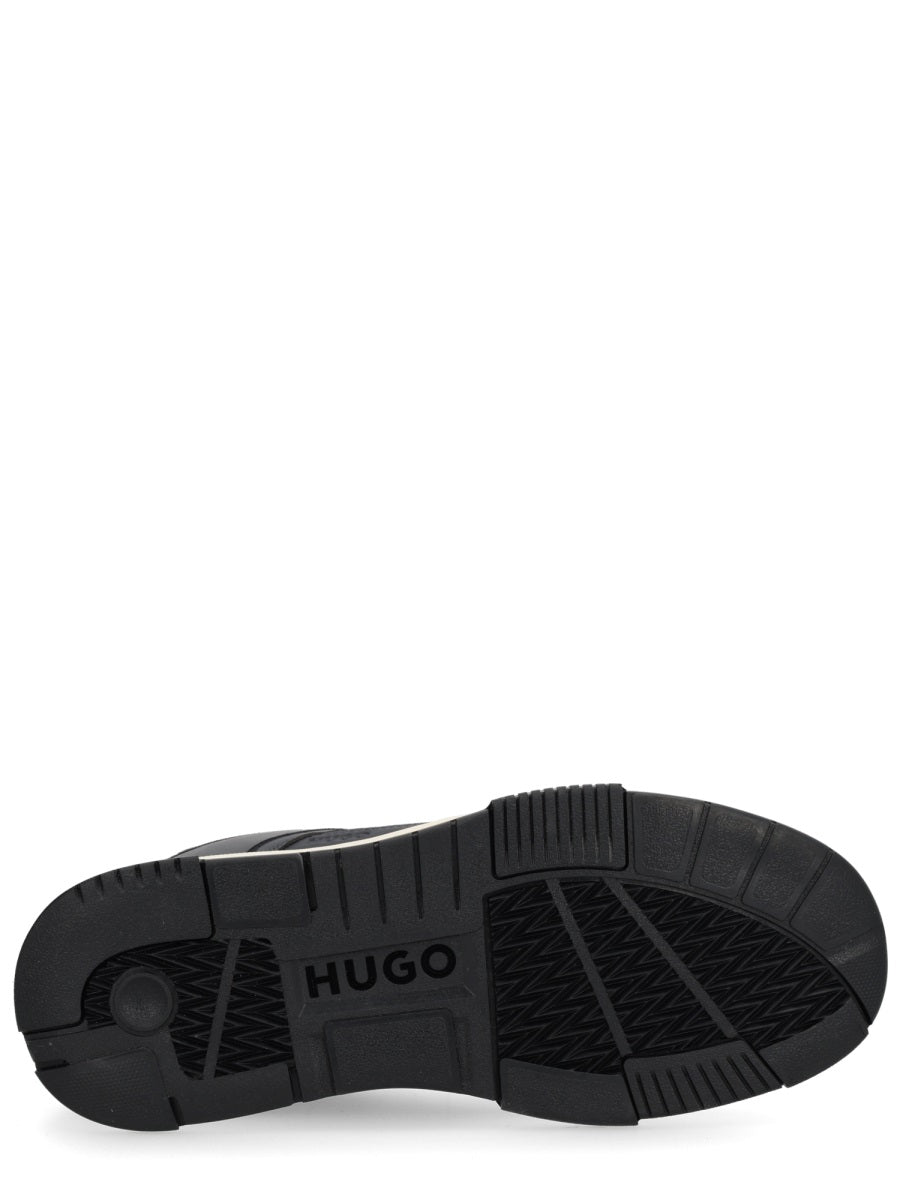 HUGO Men's Sneaker with Mesh Details