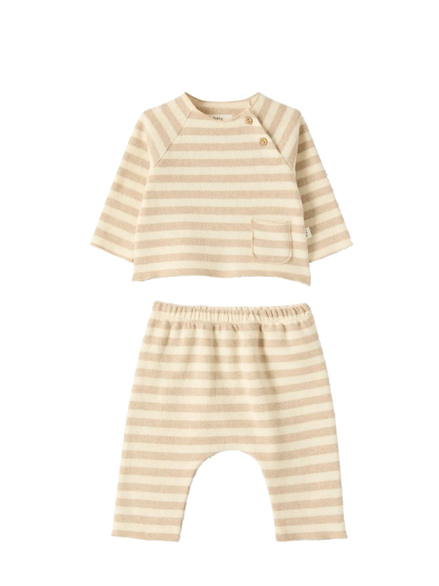 TEDDY & MINOU Mini Cozy Pants Set with Sweatshirt