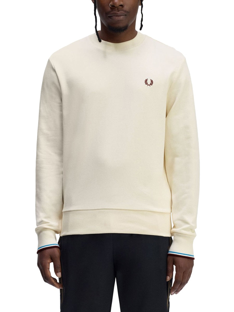 FRED PERRY Classic Logo Sweatshirt - Size L