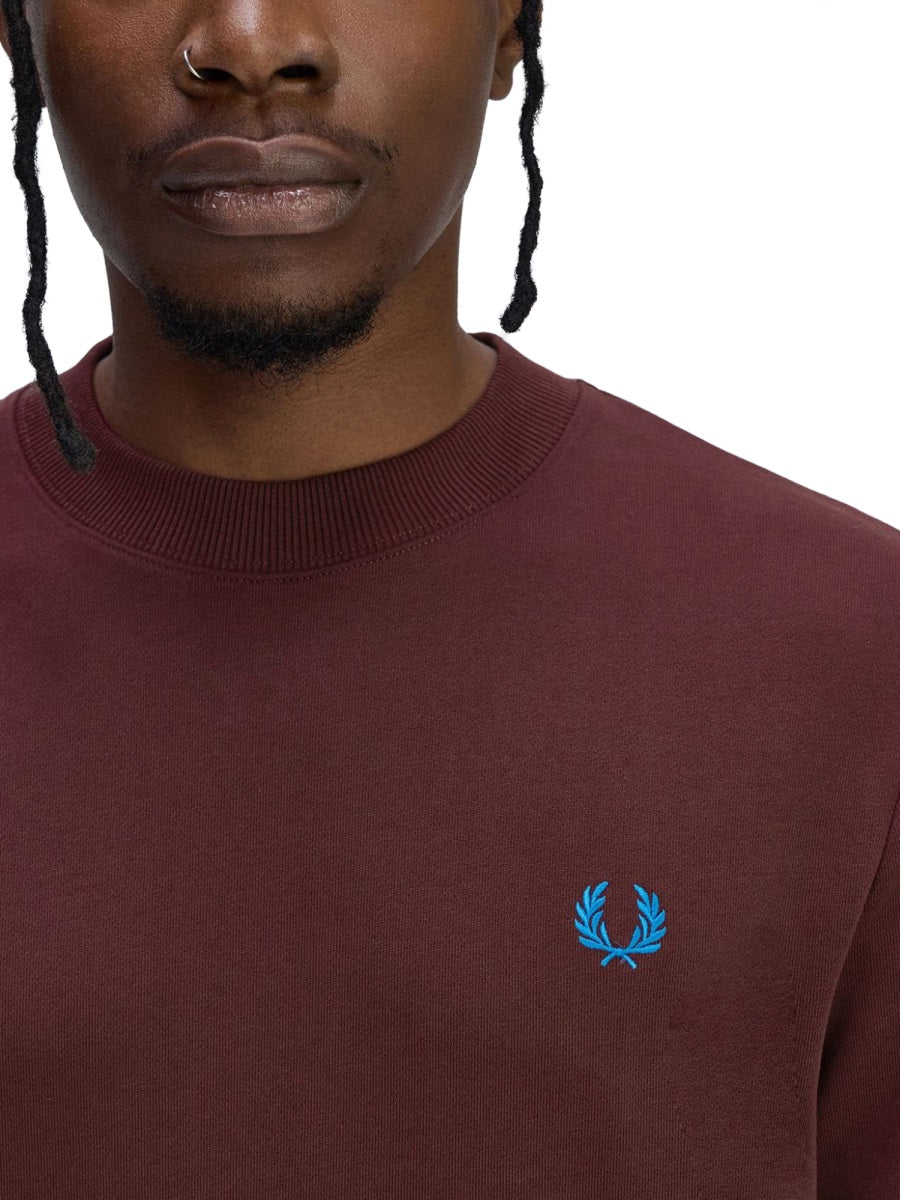 FRED PERRY Classic Cotton Sweatshirt for Men - FW25
