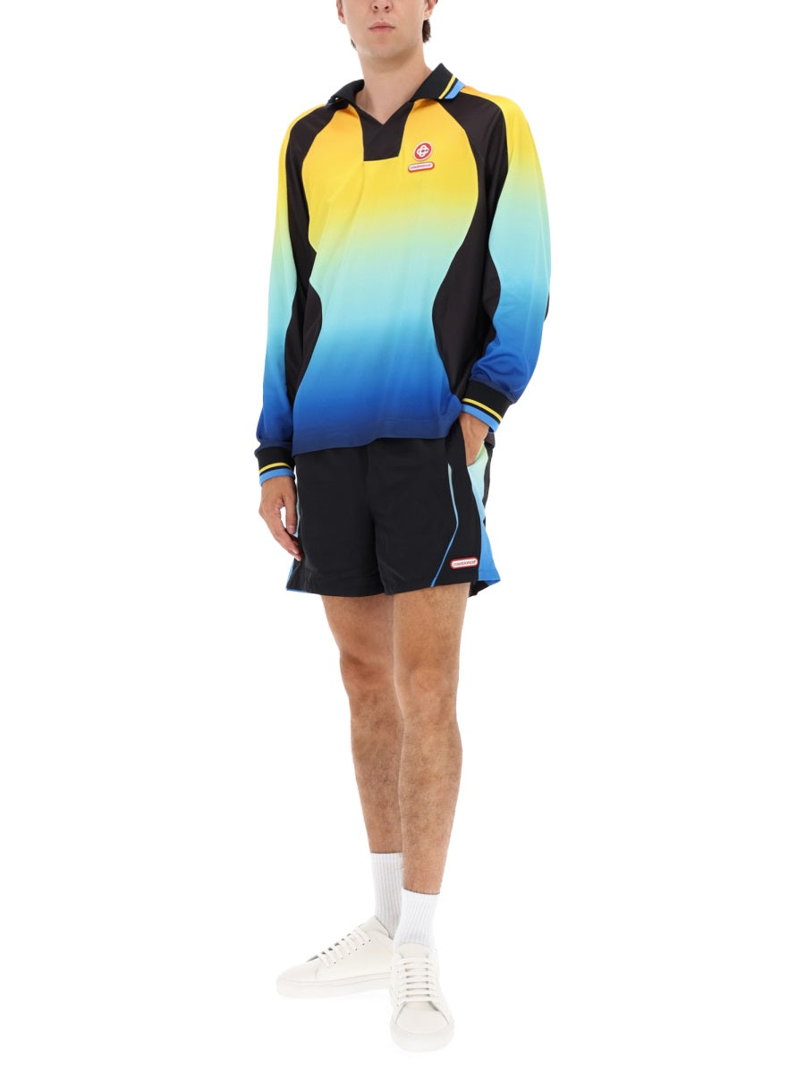 CASABLANCA Gradient Print Long Sleeve Top for Men