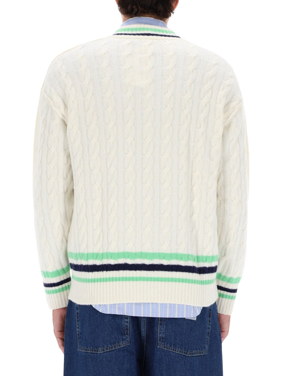LACOSTE Classic Wool Blend Sweater for Men