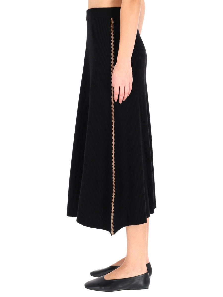 PAUL SMITH Chic Wool Blend Skirt - Mini Style