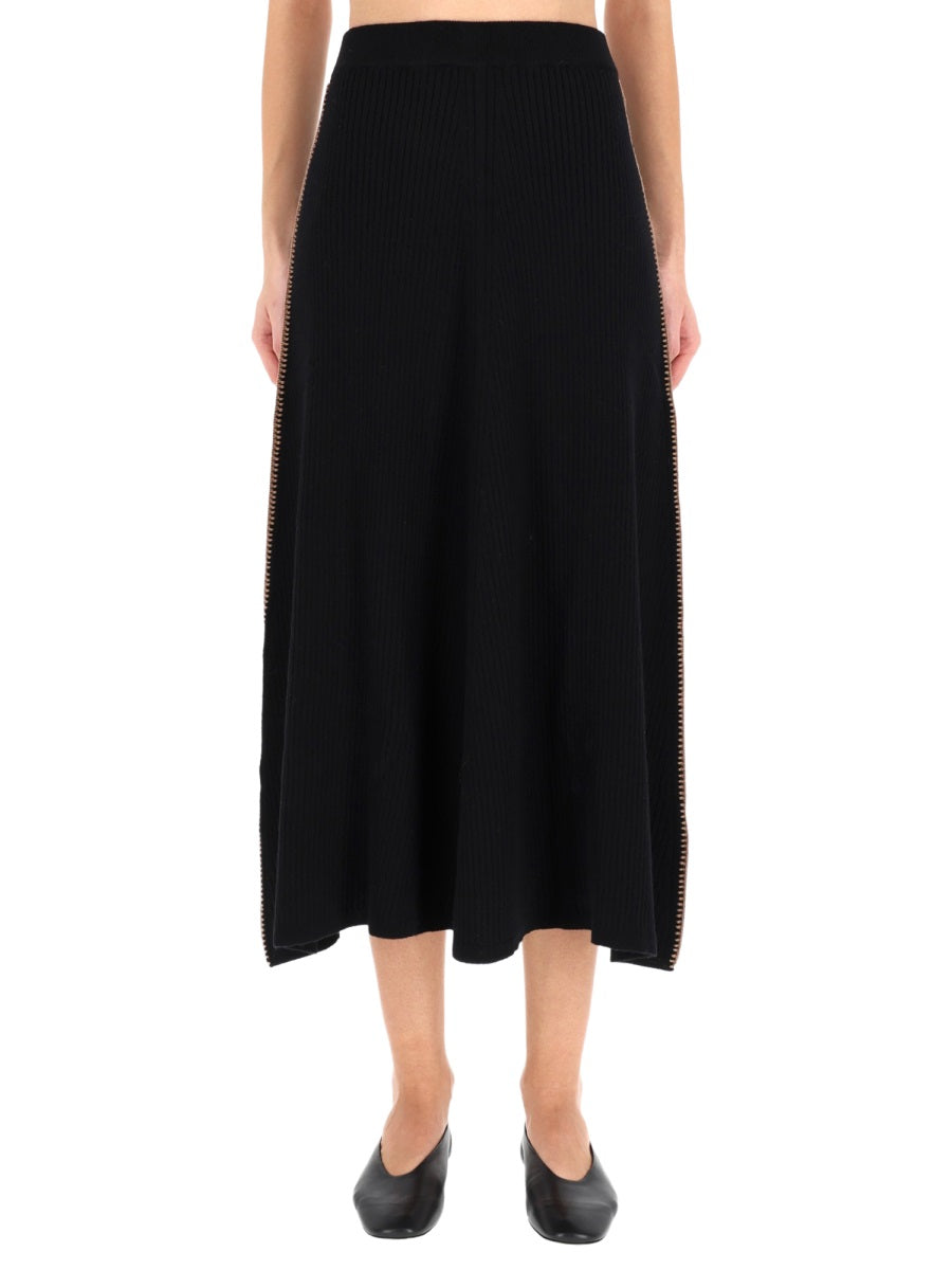 PAUL SMITH Chic Wool Blend Skirt - Mini Style