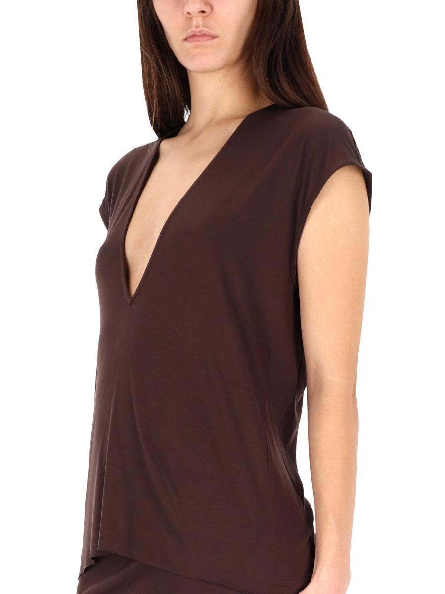 RICK OWENS LILIES Chic Mini T-Shirt for Women - FW25 Collection