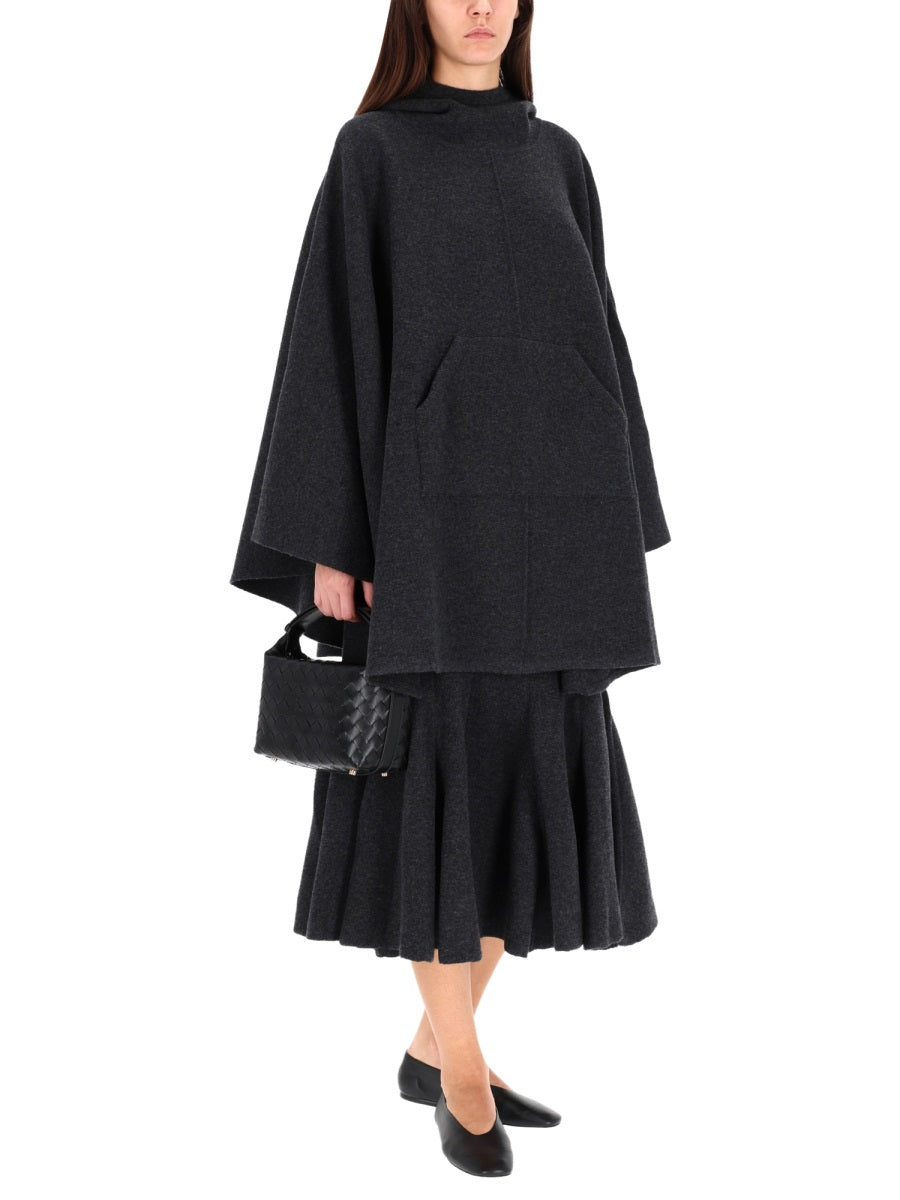 BOTTEGA VENETA Cashmere Midi Skirt - Size S