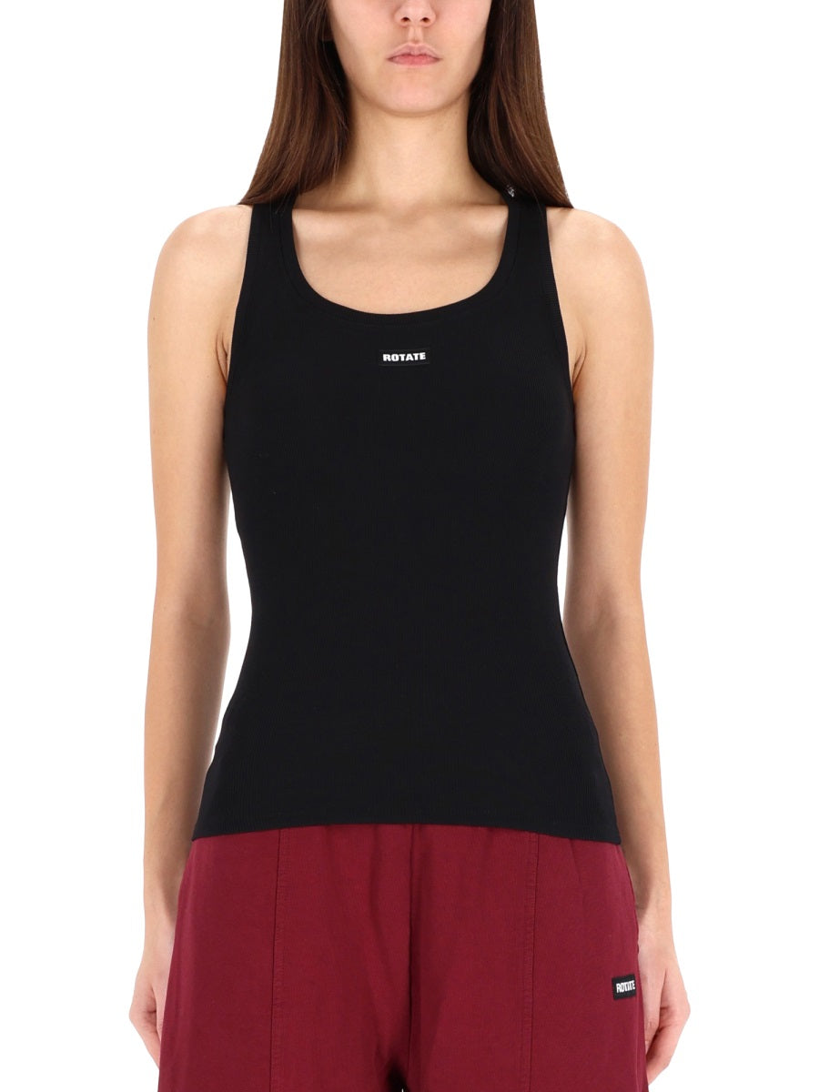 ROTATE BIRGER CHRISTENSEN Logo Tank Top for Women - Size S