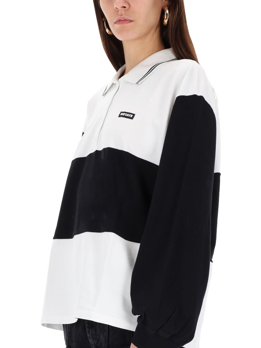 ROTATE BIRGER CHRISTENSEN Organic Cotton Pique Polo for Women - Size S