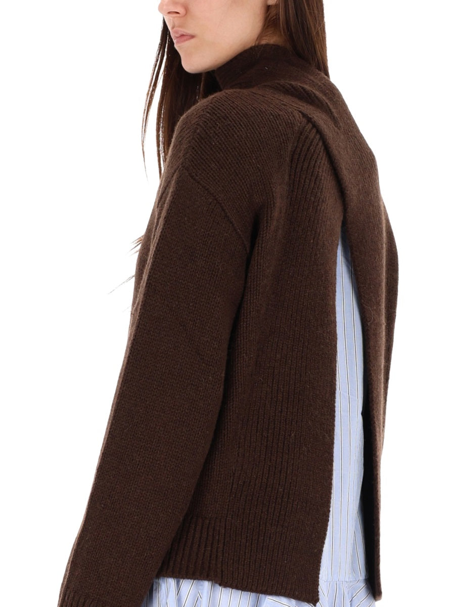 GANNI Women’s Wool and Yak Pullover Sweater