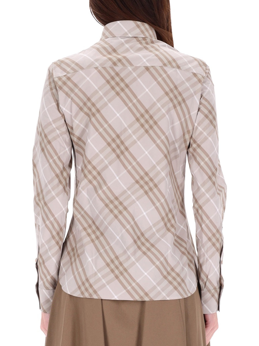 BURBERRY Classic Cotton Shirt for Women - FW25 Collection