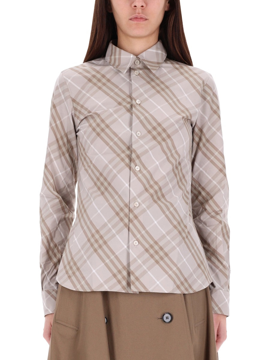 BURBERRY Classic Cotton Shirt for Women - FW25 Collection
