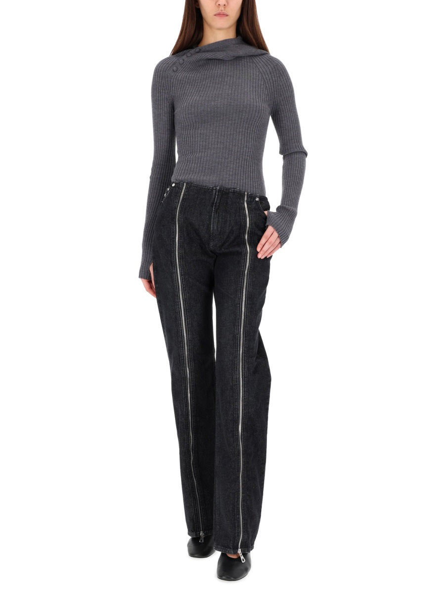 JEAN PAUL GAULTIER Cotton Jeans for Women - FW25 Collection