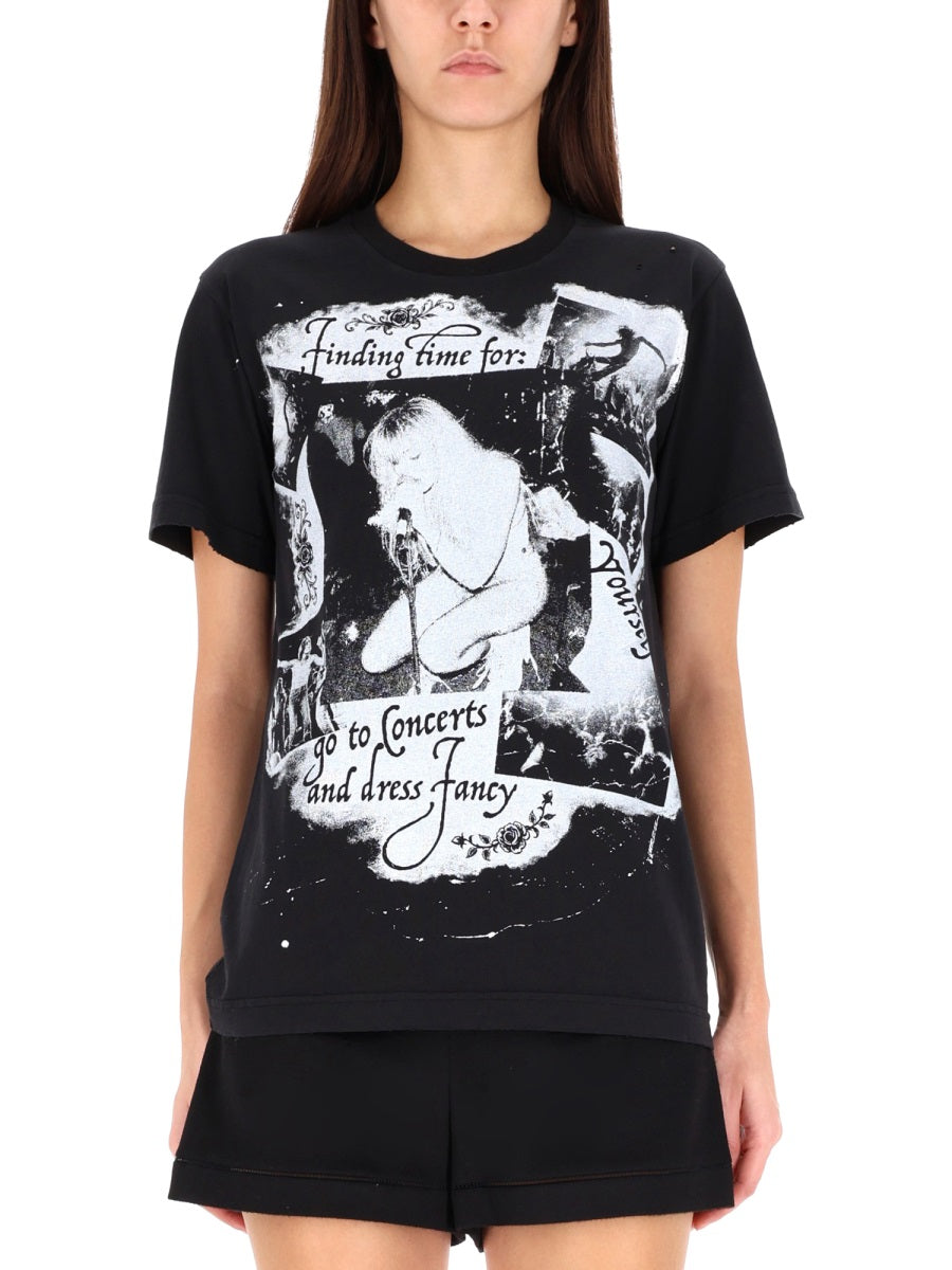 DOLCE & GABBANA Signature Cotton T-Shirt for Women - FW25