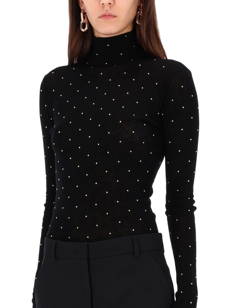 RABANNE Wool Mini Sweater for Women - FW25 Collection