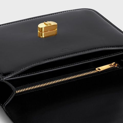CELINE Mini Leather Shoulder Handbag