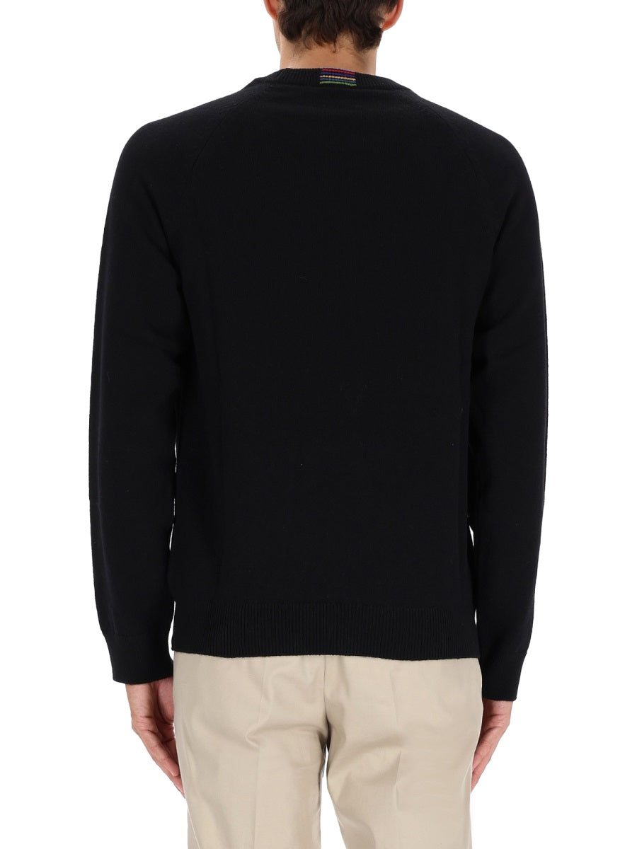 PS BY PAUL SMITH Merino Wool Classic Sweater for Men