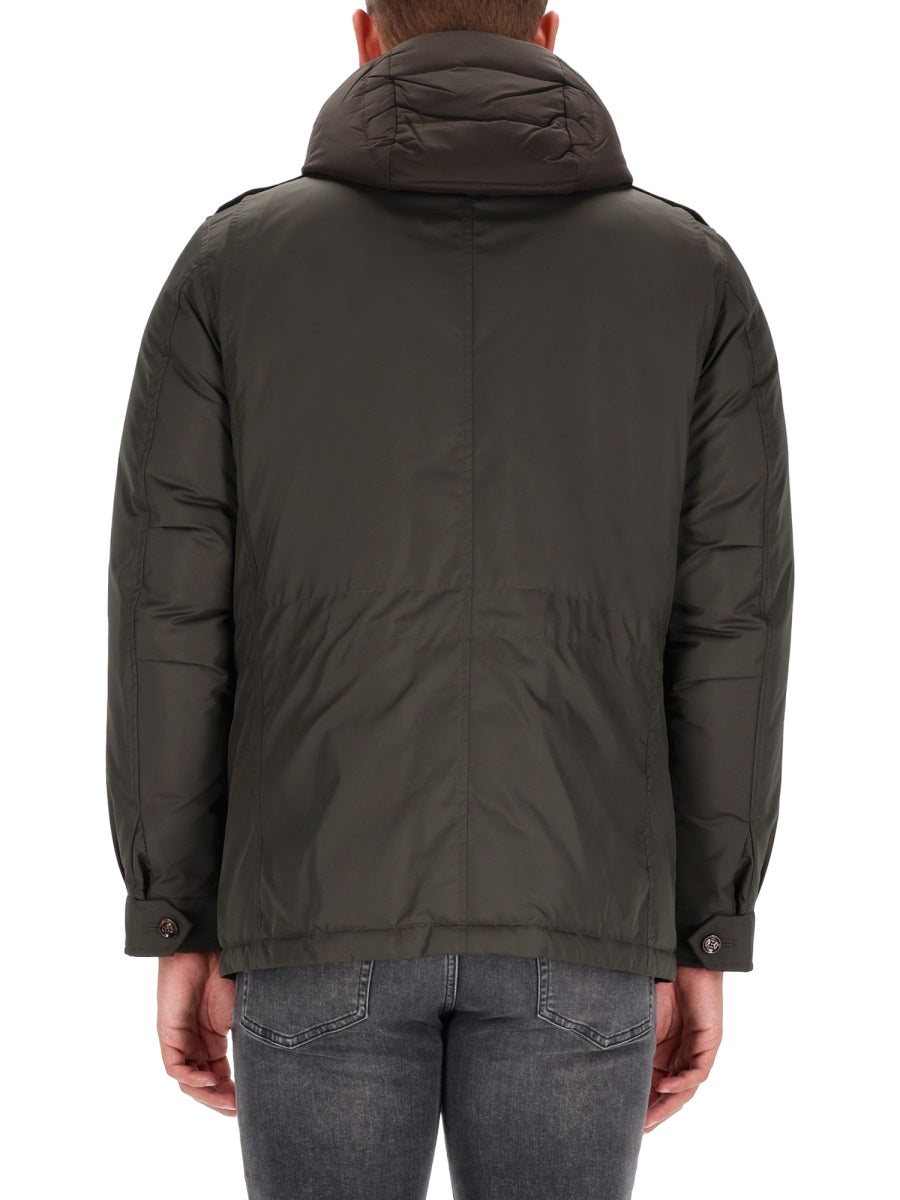 MOORER Classic Military Trench Coat for Men