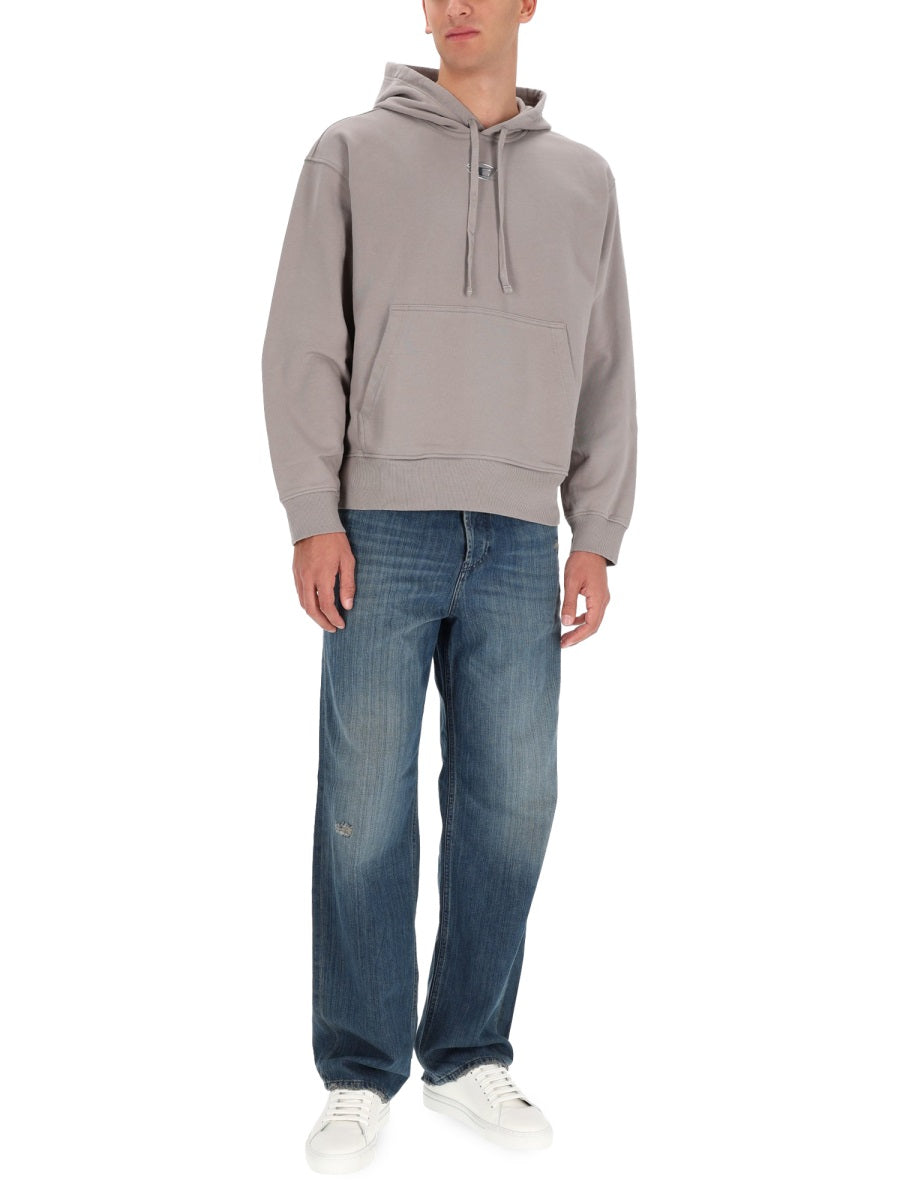DIESEL Men's 100% Cotton Sweater for Fall 2025