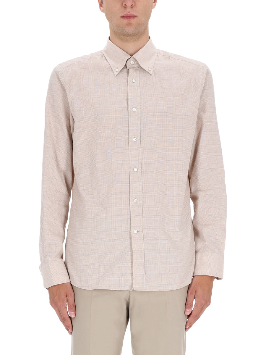 BOSS CAMEL Stylish Mini Shirt for Men - FW25 Collection