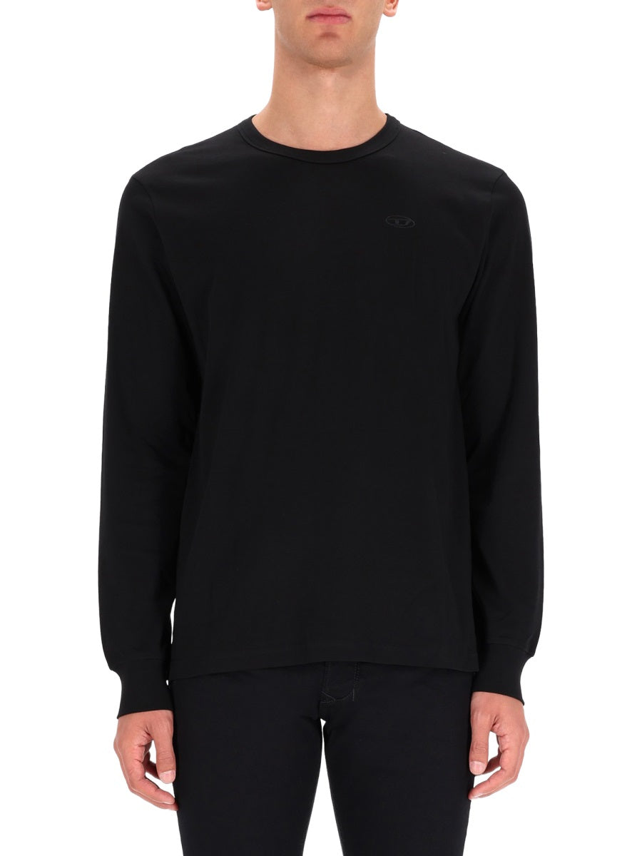 DIESEL Men's Classic Ribbed T-Shirt