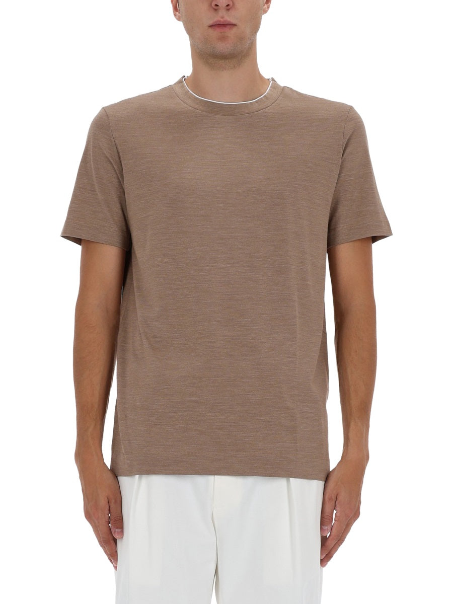 BOSS CAMEL Stylish T-Shirt for Men - FW25 Collection