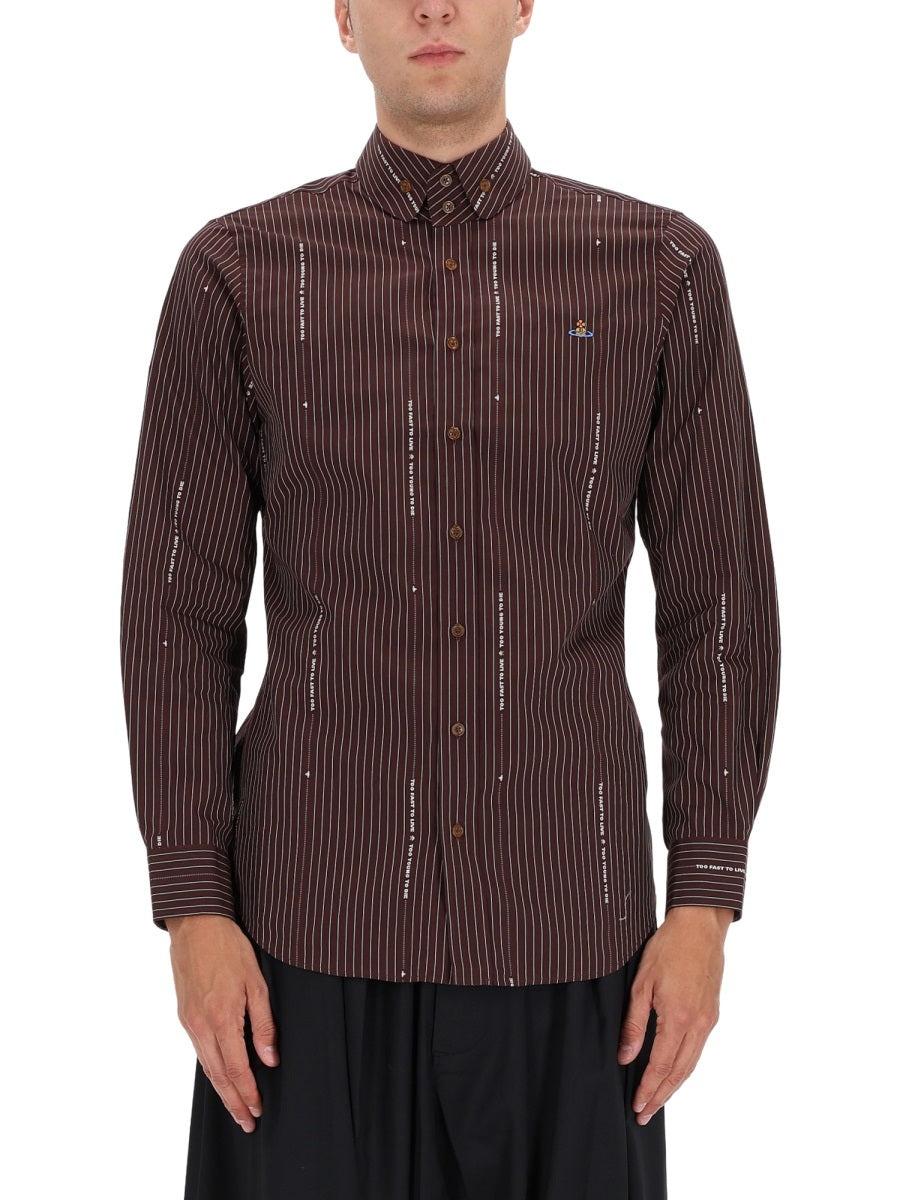 VIVIENNE WESTWOOD Classic Cotton Shirt for Men - Autumn 2025
