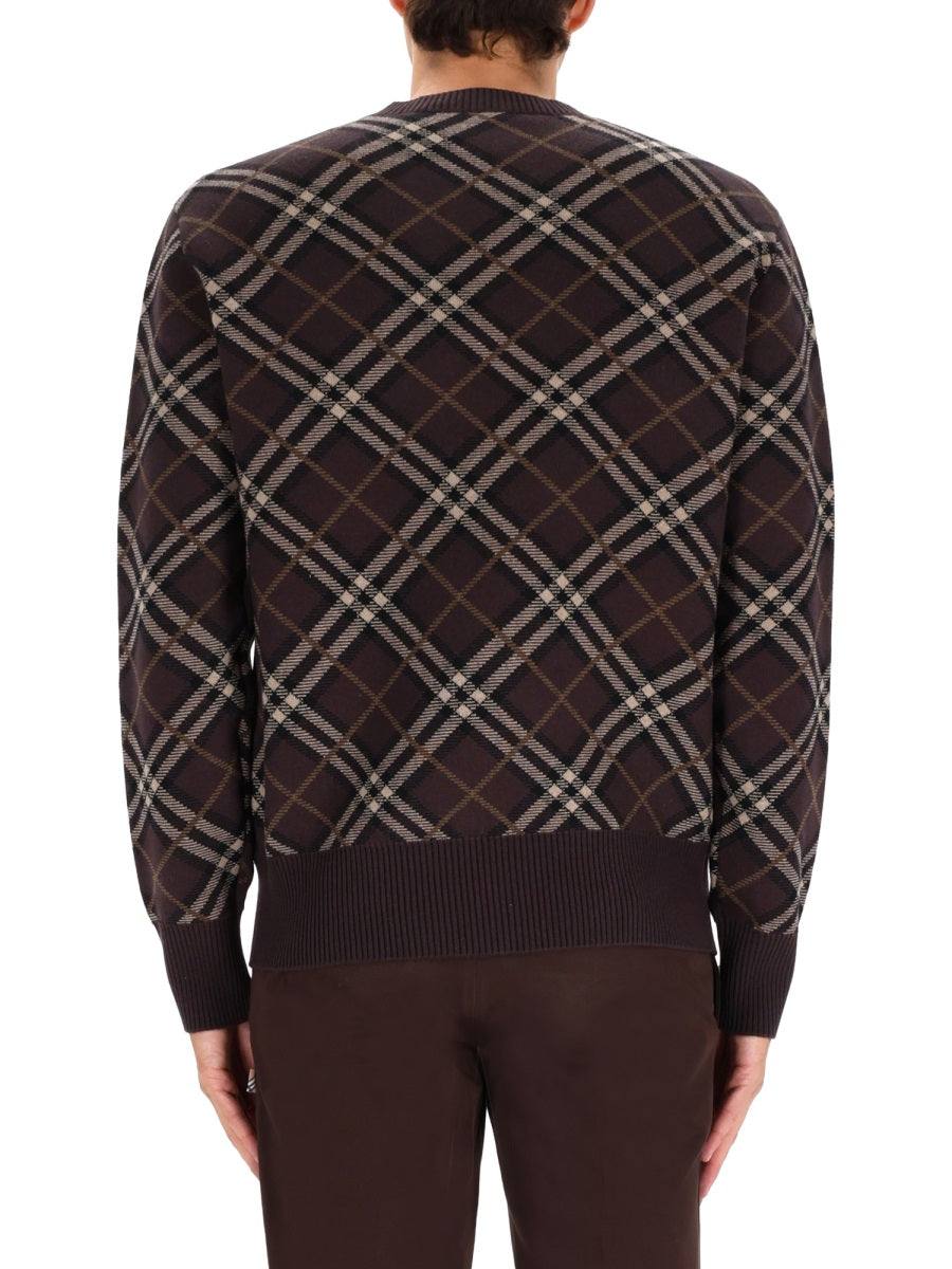 BURBERRY Premium Wool Cashmere Blend Sweater