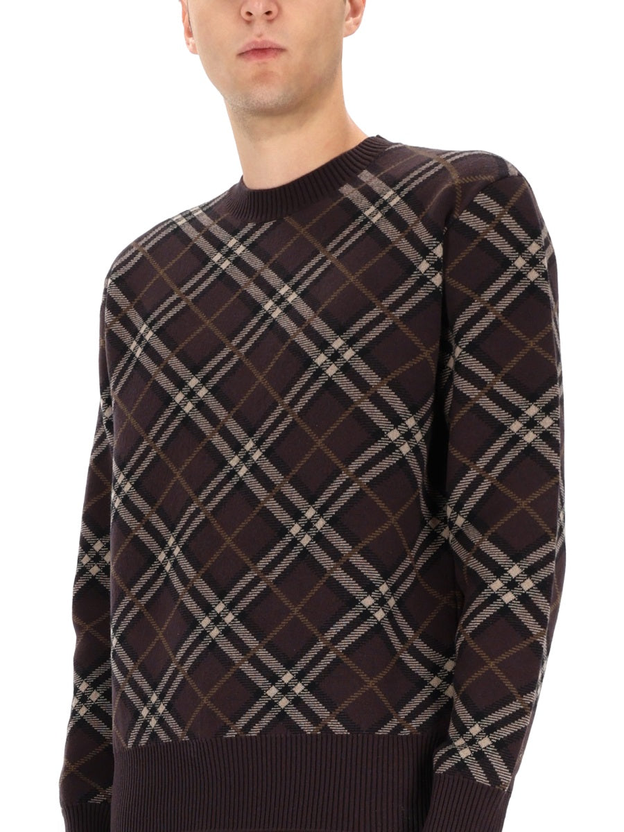 BURBERRY Premium Wool Cashmere Blend Sweater