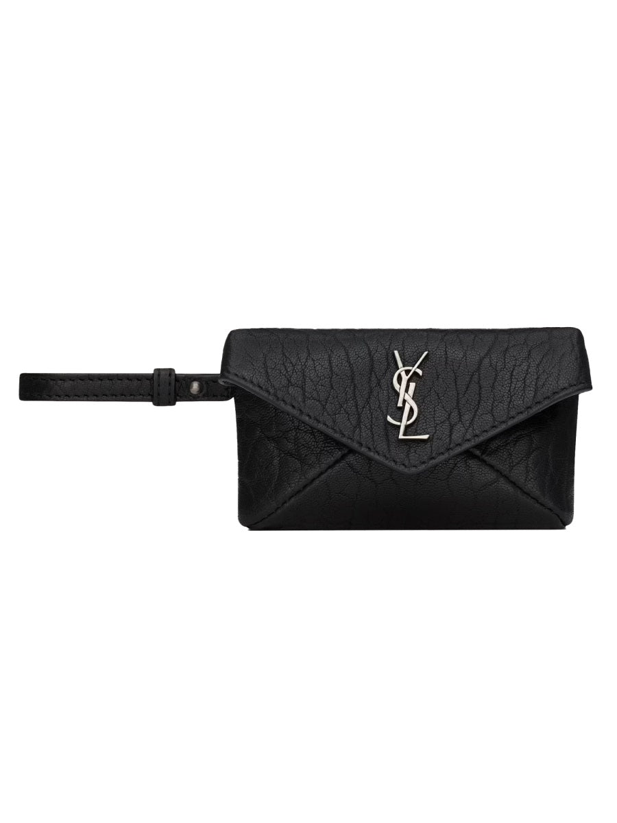 SAINT LAURENT Mini Envelope Clutch Handbag