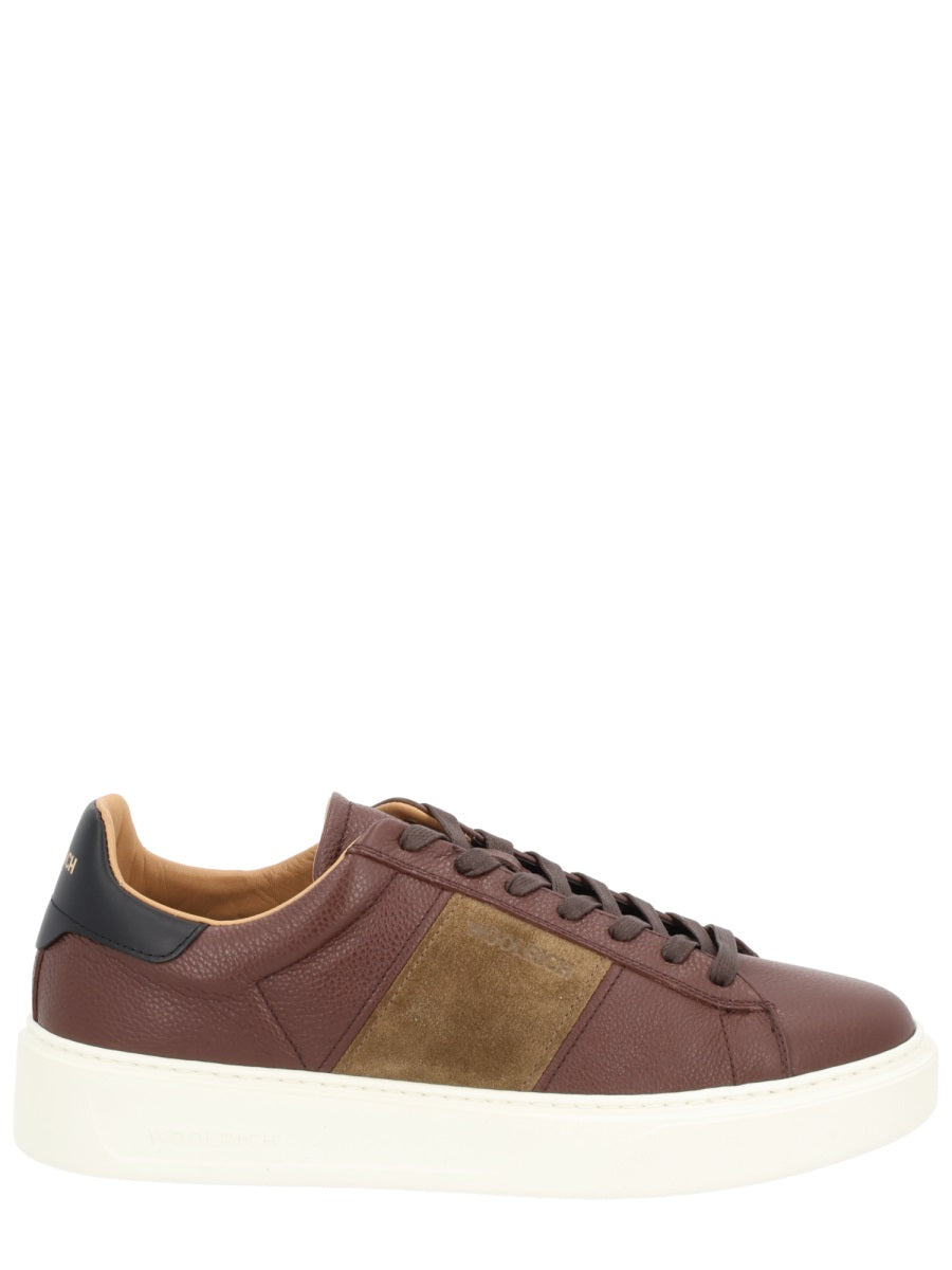 WOOLRICH Men's Premium Leather Sneakers