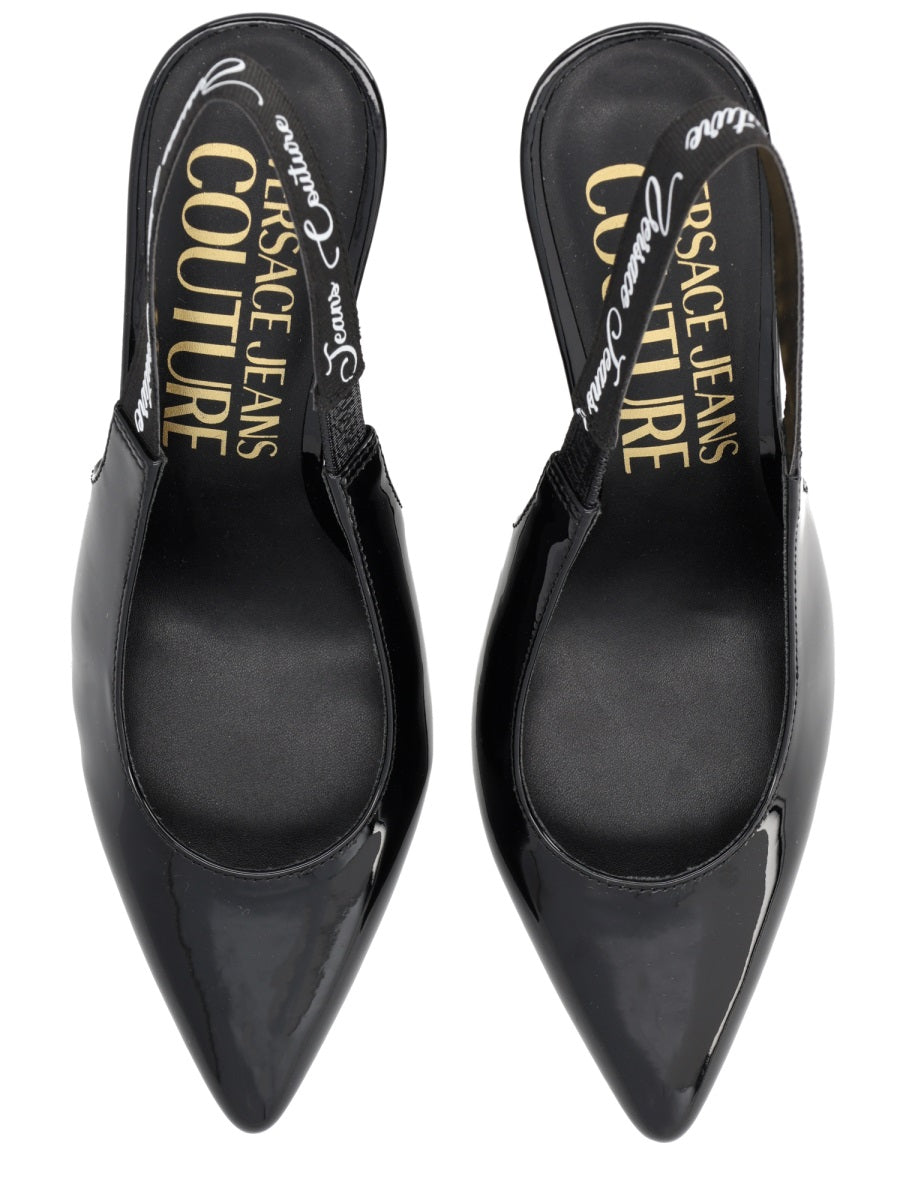 VERSACE JEANS COUTURE Elegant 85MM Heeled Sandals