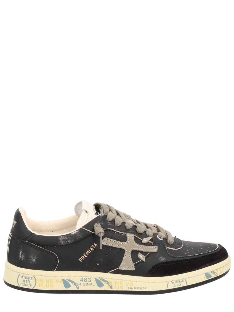 PREMIATA Men's Premium BASKET Clay Sneakers