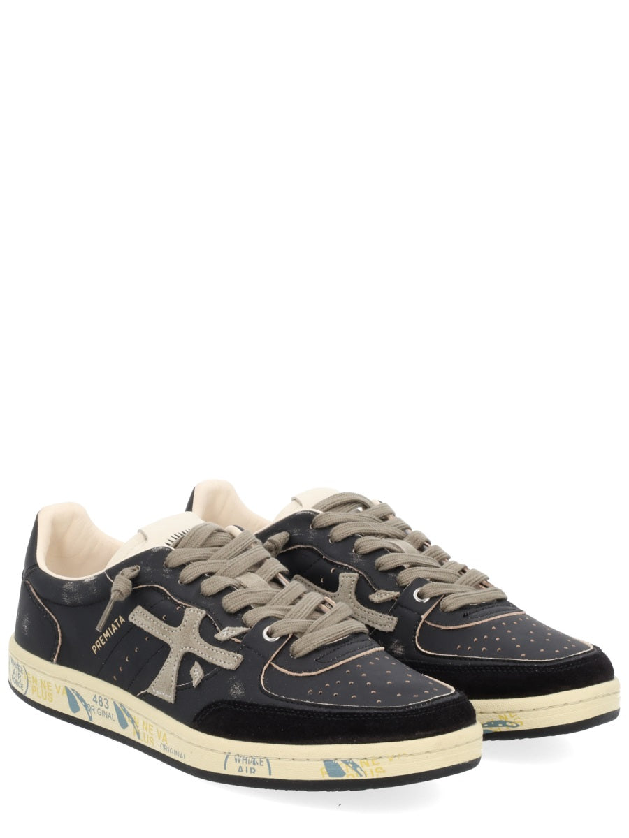 PREMIATA Men's Premium BASKET Clay Sneakers